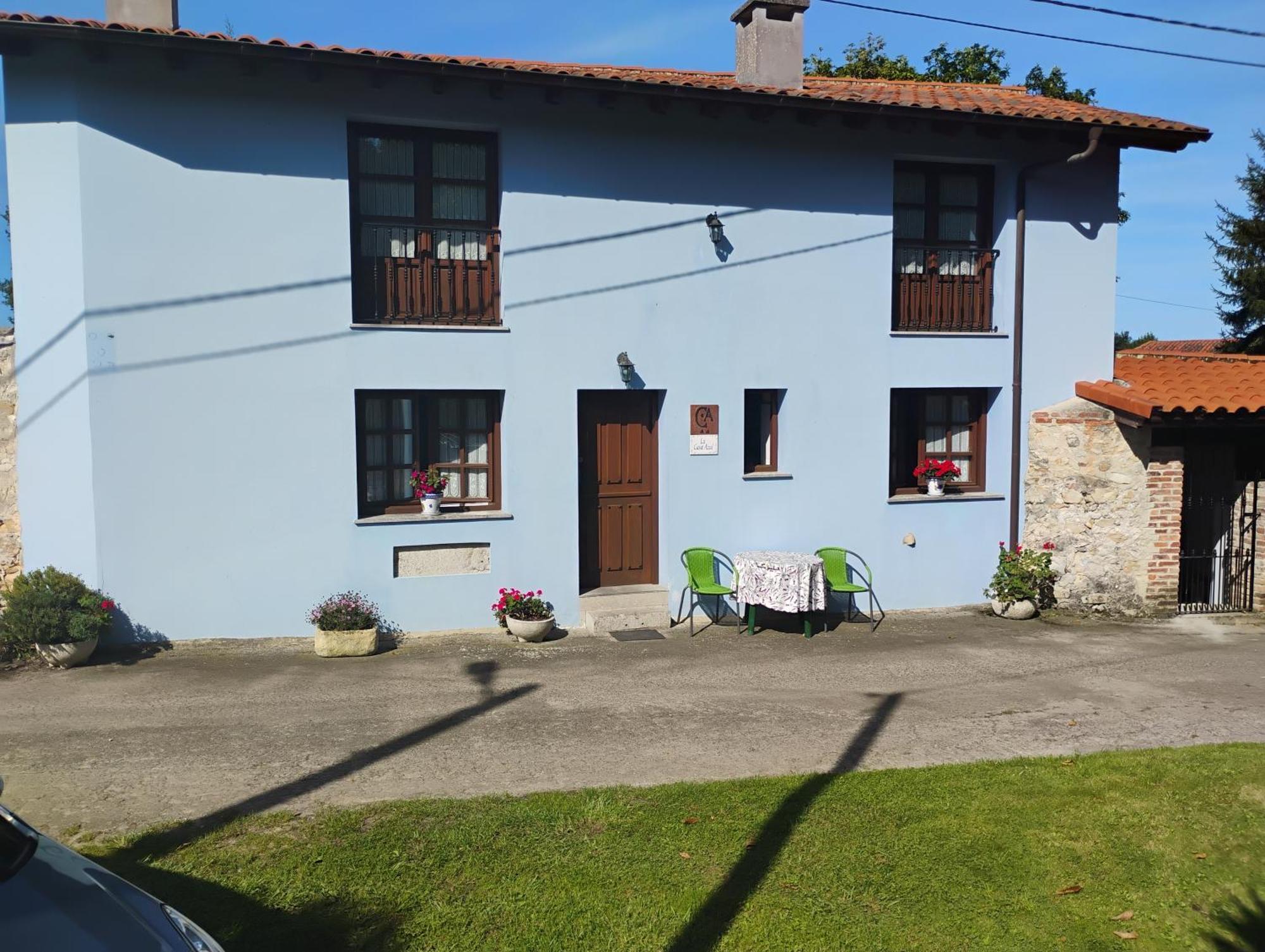 Вилла Casa Rural Casa Azul Villahormes Экстерьер фото